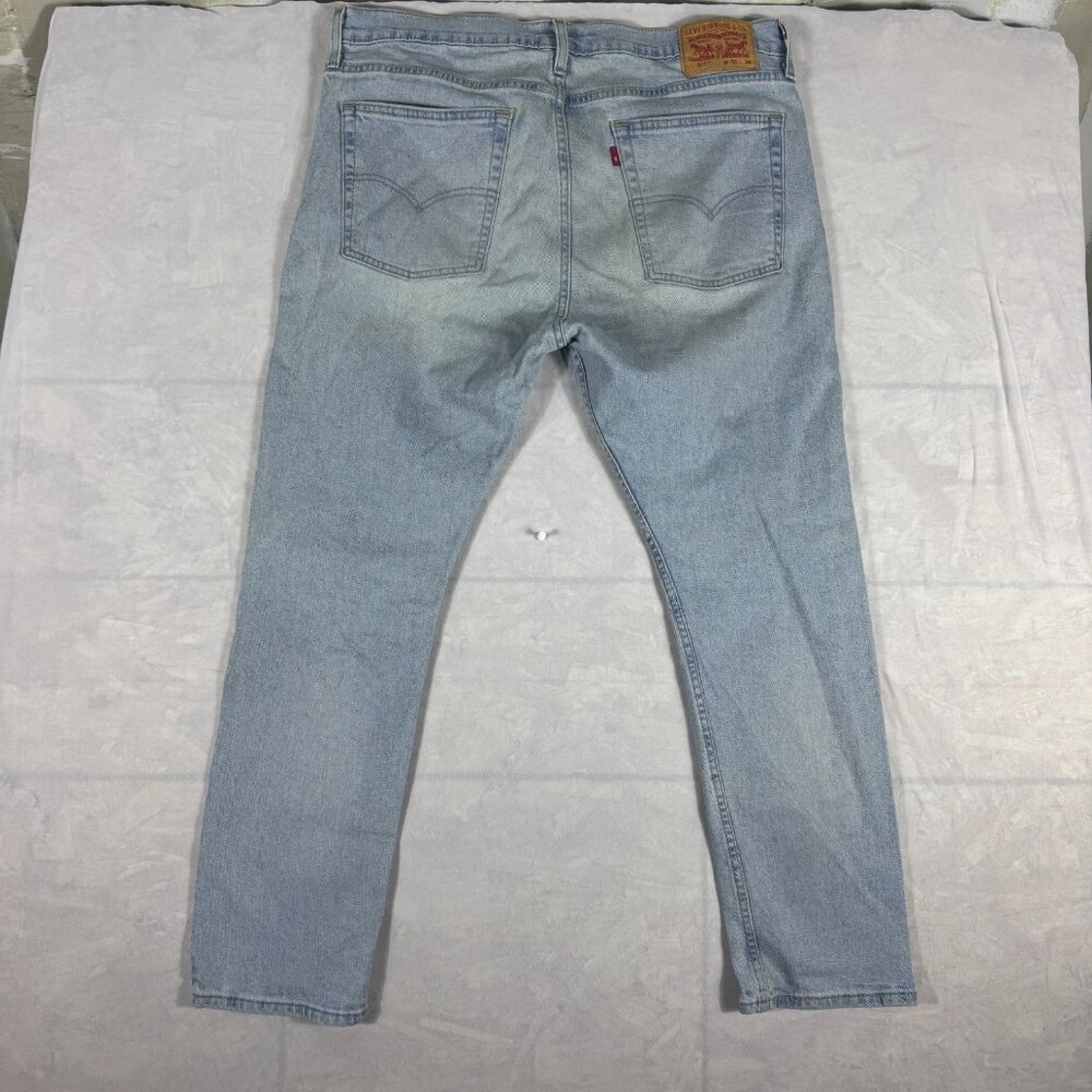 Levi's 510 Men's Skinny Leg Jeans Blue Denim Light Wash Stretch 5-Pocket W36 L29 - Picture 2 of 16